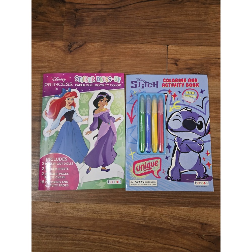 Stitch And Princess coloring Books S31